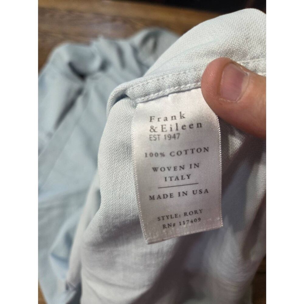 Frank & Eileen Rory Maxi Shirtdress in Tattered Light Blue Denim sz Medium - Picture 3 of 5